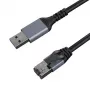 Przewód Interneto CAT6 UTP, USB 3.0 Type-A - RJ45, 15 m