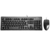 A4Tech KM-72620D - Zestaw klawiatury i myszy - USB - US - Czarny