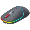 Canyon MW-22 2in1 RGB bezprzewodowa mysz - Szara - Bluetooth/RF - 1600 dpi - ładowalna
