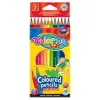 Colorino Kids sześciokątne kczerwonyki kolorowe 12 kolorów
