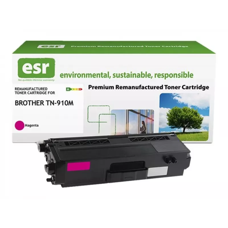 ESR kaseta z tonerem Kompatybilny with Brother TN-910M magenta remanufactured 9.000 stron
