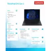 Laptop Lenovo ThinkPad E16 G3 22AY001SPB — Intel Ultra 7, 16.0-cala WUXGA, 16 GB RAM, 512 GB SSD, Windows 11 Pro, Czarny, 1 rok gwarancji