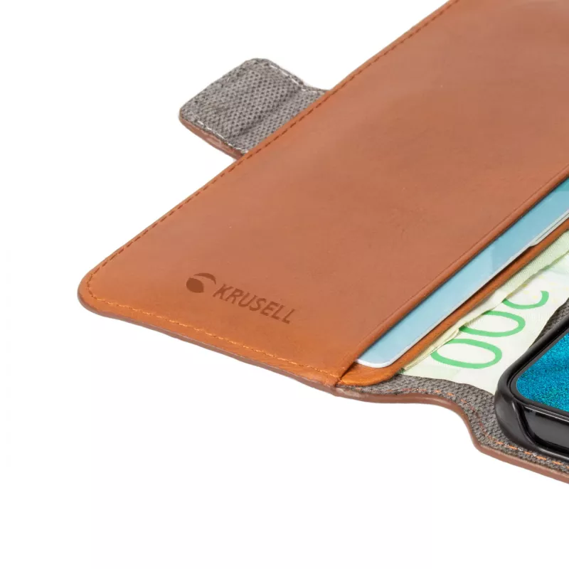 Etui z klapką Krusell Galaxy S22+ 16.8 cm Brązowe