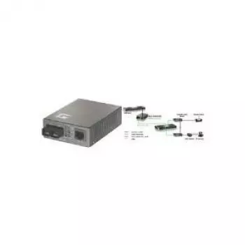 LevelOne RJ45 do SC Fast Ethernet Media Converter, światłowód wielomodowy, 2 km, PoE PD