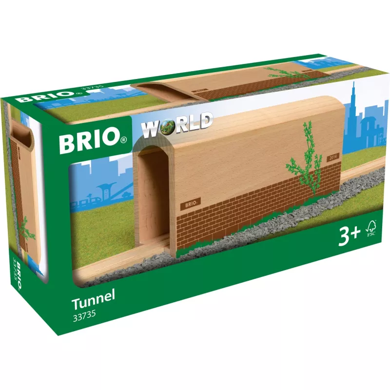 Akcesorium tunelu do kolejek modelarskich Ravensburger BRIO — 1 sztuka, odpowiednie od 0,3 lat