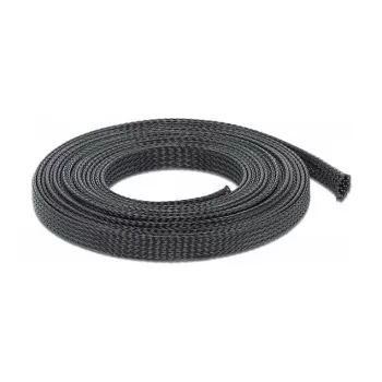 Oplot pleciony DeLOCK 18902 10 m x 12 mm czarny