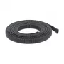 Oplot pleciony DeLOCK 18902 10 m x 12 mm czarny