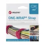 Opaska zaciskowa wielokrotnego użytku Velcro ONE-WRAP 330×20 mm niebieska, polipropylenowa (100 szt.)