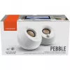 Creative Pebble 2.0 Zestaw głośników stereo na biurko, biały