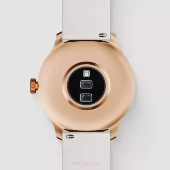 Hybrydowy smartwatch Withings ScanWatch Light złoty biały