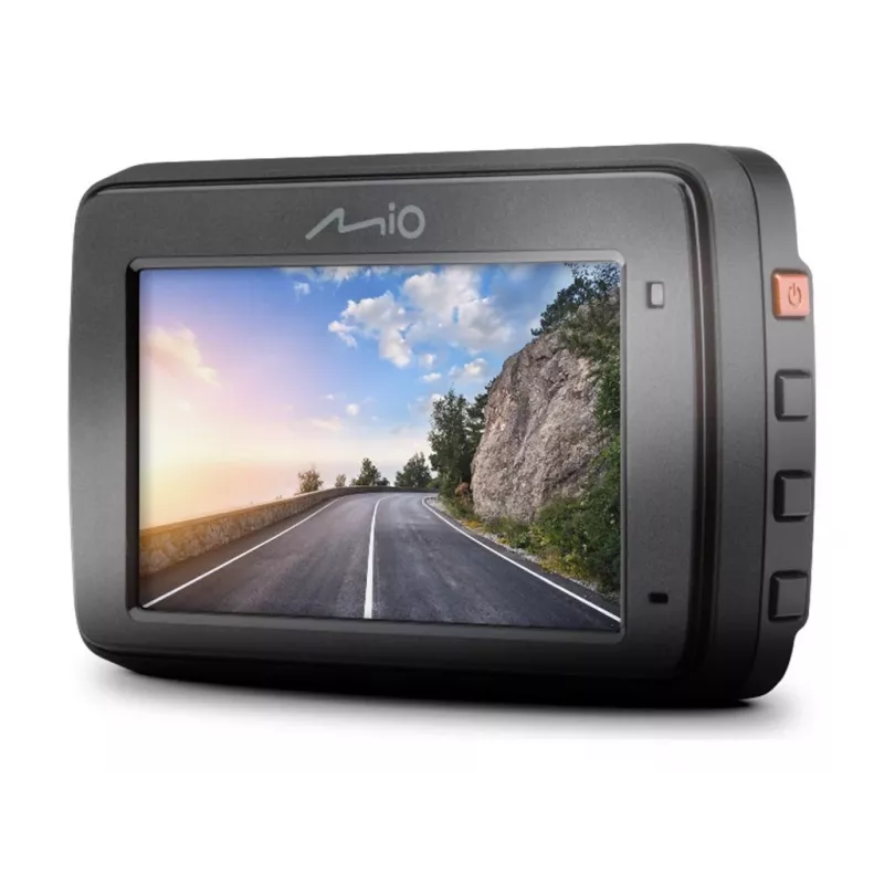 Kamera samochodowa MIO MiVue 802, 2560×1440 QHD 140° 60fps, wyświetlacz 2,7 cala, bateria/USB, microSD do 128 GB, czujnik wstrząsów, wykrywanie kolizji