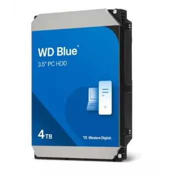 Wewnętrzny dysk HDD 3,5 cala Western Digital WD niebieski 4 TB 5400 RPM 128 MB SATA III