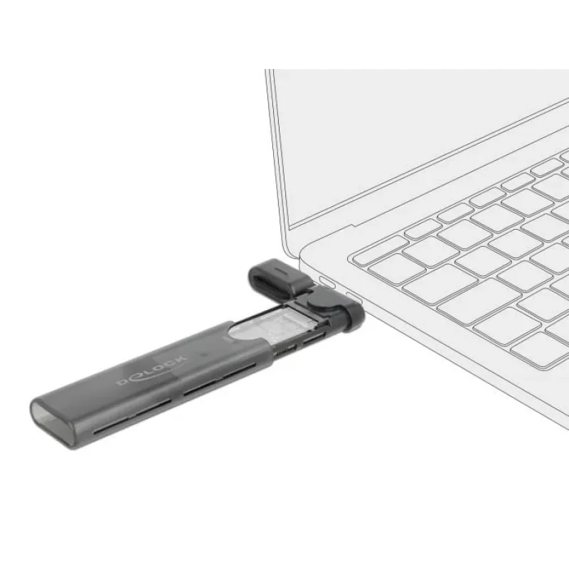 Obudowa SSD DeLOCK 42635 Czarna M.2