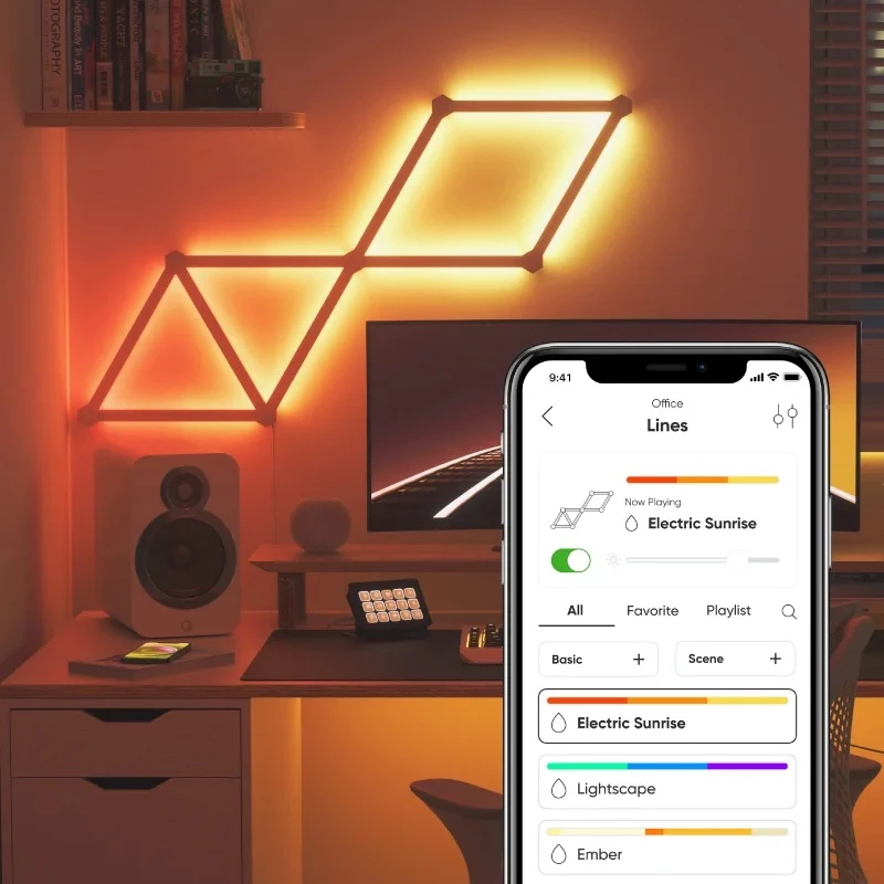 Oświetlenie nastrojowe Nanoleaf NL59-K-0002LW-9PK-EU