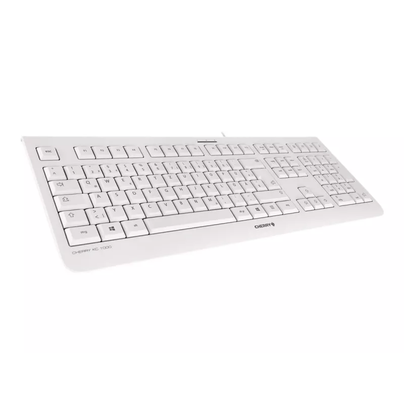 CHERRY KC 1000 klawiatura biurowa USB QWERTZ niemiecki szary
