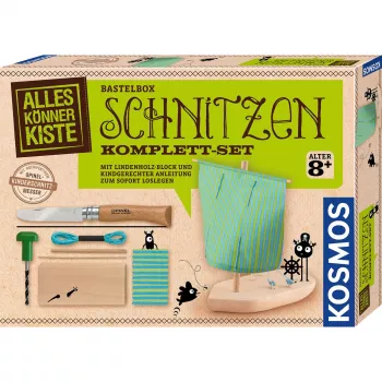 Kosmos Schnitzen Komplett-Set, Zestaw eksperymentalny, 8 lat, Wielokolorowy