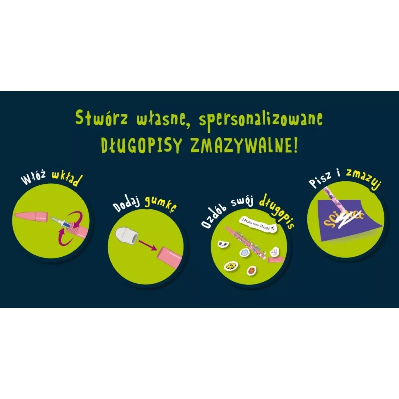 Zestaw pisaków Liscianigiochi IM A Genius 304-PL107988 — edukacyjny zestaw markerów i pisaków dla dzieci
