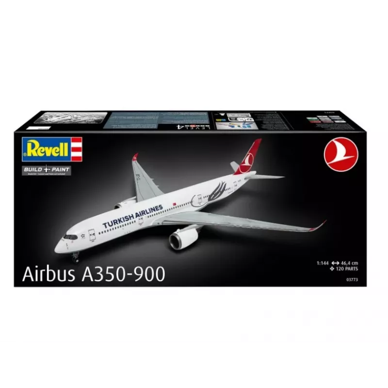 Plastikowy model samolotu REVELL Airbus A350-900 Turkish Air w skali 1/144