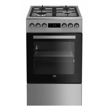 Kuchenka gazowo-elektryczna BEKO FSM52330DX 5 palników 60 cm, Klasa energetyczna A