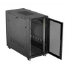 Szafa rack 19 cali LANBERG FF01-6222-23B 22U 600x1200 mm czarna z perforowanymi drzwiami