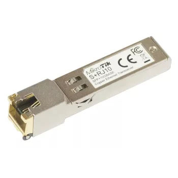 Mikrotik S+RJ10 moduł nadawczo-odbiorczy sieciowy 10000 Mbit/s SFP+