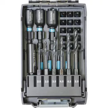 Zestaw wierteł Makita E-22866 — 31 sztuk, różne rozmiary do drewna, metalu, muru