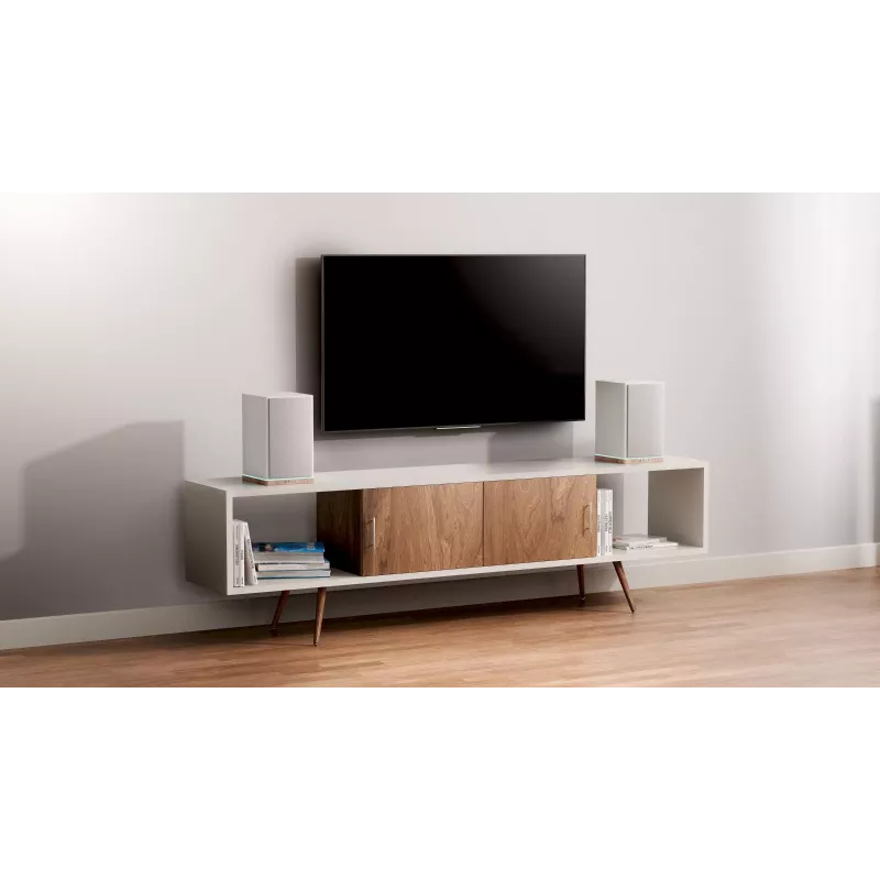 Przenośny głośnik Blaupunkt BS60WH LED, biały
