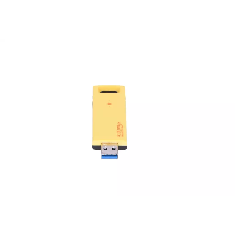 Bezprzewodowy adapter USB Extralink U1200AC AC1200 Dual Band, żółty plastik
