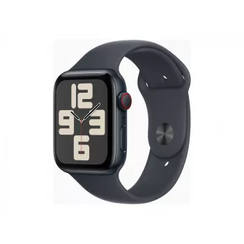 Watch SE GPS + Cellular 44 mm Koperta Aluminiowa Midnight z Paskiem Sportowym Midnight - M/L