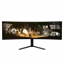 49-calowy zakrzywiony monitor LED Arozzi Nova — 5120 x 1440 Dual QHD, panel VA, 4 ms, koncentrator USB, VESA