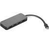 Lenovo GX90X21431 stacja dokująca/replikator portów do laptopa USB 3.2 Gen 2 (3.1 Gen 2) Type-C Czarny