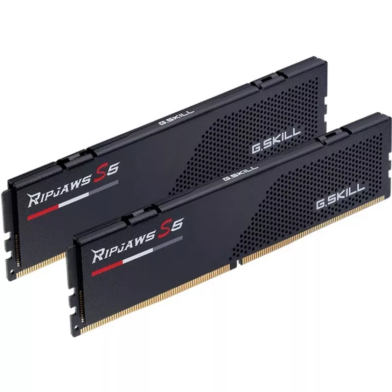 DIMM 32 GB DDR5-5600 (2x 16 GB) Dual-Kit, Arbeitsspeicher schwarz, F5-5600J4040C16GX2-RS5K, Ripjaws S5, INTEL XMP