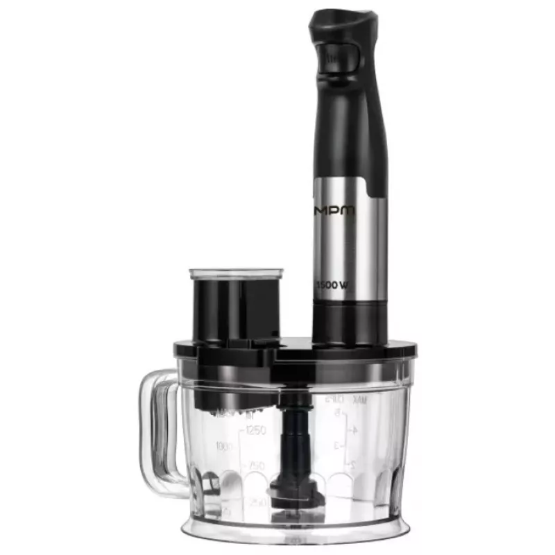 MPM MBL-39M zestaw blendera ręcznego, 1500 W, czarny