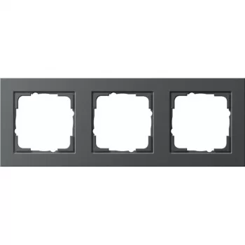 Płyta ścienna GIRA 0213 23 antracytowa, konstrukcja bezśrubowa, 80,8×223,4×9,3 mm