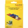 Delock Konwerter M.2 Key B+M męski > 2 x USB 3.0 Pin Header - Adapter USB - Karta M.2 - USB 3.0 (wewnętrzny) x 2 (62843)