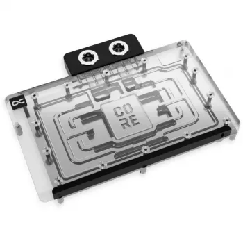 Backplate Alphacool Core Aluminium Chrome miedź Czarny 148.5x201.4x34.4mm