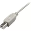 Kabel USB 2.0, wtyk USB-A > wtyk USB-B (szary, 0,5 metra)