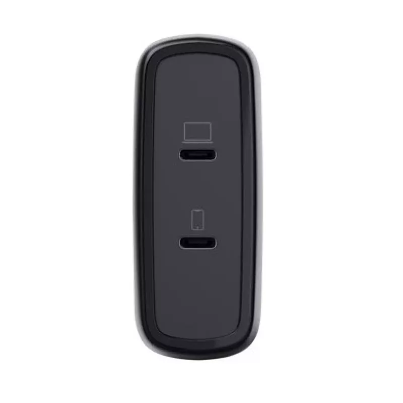 TRUST Maxo 100W 2-Port USB-C GaN Charger — 100 W, 2× USB-C, 20 V max, kabel 2 m, czarny