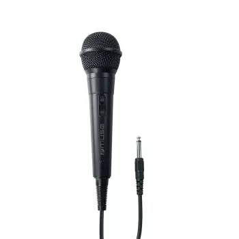 Przewodowy mikrofon sceniczny Muse MC-20 B — czułość -73 dB, 30–15 000 Hz, kabel 3 m, wtyk 6,35 mm, czarny