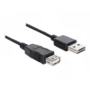 Kabel USB DeLOCK EASY-USB 2.0-A 5m Czarny