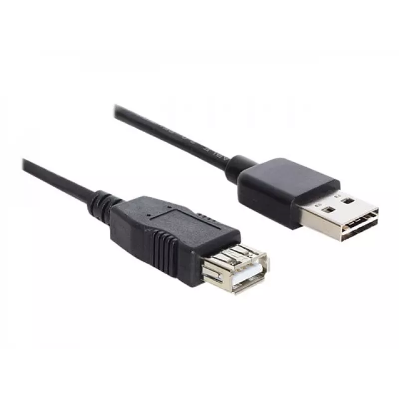 Kabel USB DeLOCK EASY-USB 2.0-A 5m Czarny