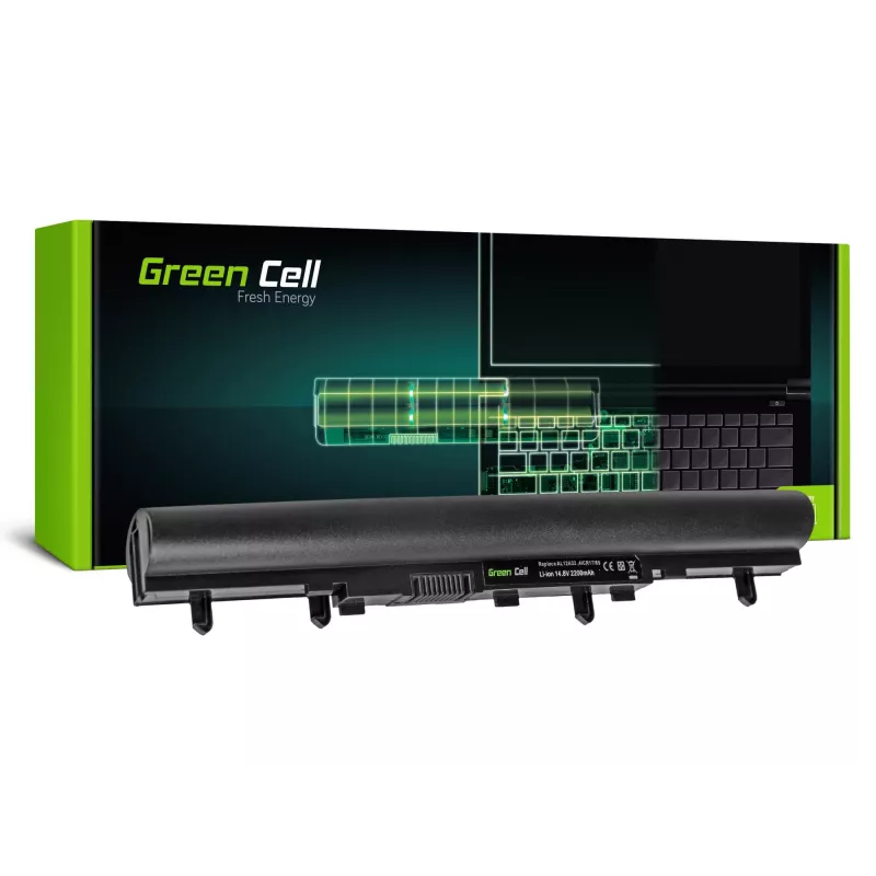 Bateria zielony Cell AC25 do Acer Aspire E1-522 E1-530 E1-532 E1-570 E1-572 V5-531 V5-571