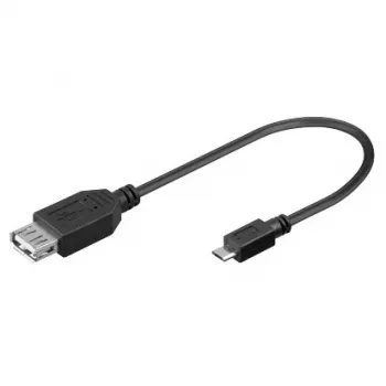 Kabel USB A żeński na Micro USB męski SBOX 0,1 m