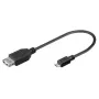 Kabel USB A żeński na Micro USB męski SBOX 0,1 m