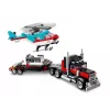 Zestaw LEGO Creator 2-w-1 Ciężarówka z platformą i śmigłowiec 31146, konwertowalna konstrukcja dla dzieci