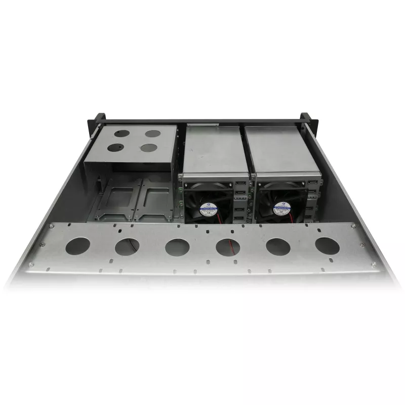 Obudowa rack INTER-TECH IPC 4U-4508 Czarny — 4U obudowa serwerowa/PC, do montażu w szafie