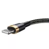 Kabel Baseus Cafule USB Lightning 1,5 A 2 m (złoty + czarny)