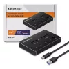 Qoltec 52274 Stacja dokująca do dysków M.2 SSD | NVMe | SATA | USB-C | DUAL 2 x 2TB