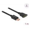 Przedłużacz DisplayPort do montażu w panelu DeLOCK 87095 8K 60 Hz 1 m