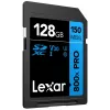 Karta pamięci SDXC Lexar 128GB UHS-I 800xPRO Class 10 U3 V30 — 150 MB/s odczyt, 45 MB/s zapis, czarna